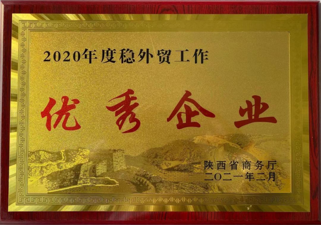 w88win优德健康控股子公司——汉江药业荣获陕西省2020年度“两稳一促”优秀企业